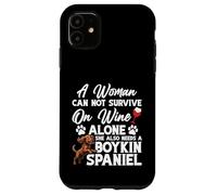 Boykin Spaniel Maman amoureuse des animaux Une femme Boykin Spaniel Coque pour iPhone 11