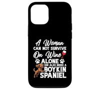 Boykin Spaniel Maman amoureuse des animaux Une femme Boykin Spaniel Coque pour iPhone 12/12 Pro