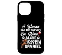 Boykin Spaniel Maman amoureuse des animaux Une femme Boykin Spaniel Coque pour iPhone 12 mini