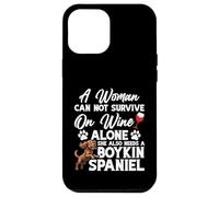 Boykin Spaniel Maman amoureuse des animaux Une femme Boykin Spaniel Coque pour iPhone 12 Pro Max
