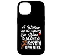 Boykin Spaniel Maman amoureuse des animaux Une femme Boykin Spaniel Coque pour iPhone 14