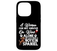 Boykin Spaniel Maman amoureuse des animaux Une femme Boykin Spaniel Coque pour iPhone 14 Pro