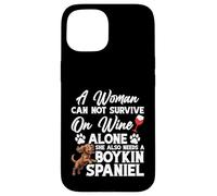 Boykin Spaniel Maman amoureuse des animaux Une femme Boykin Spaniel Coque pour iPhone 15