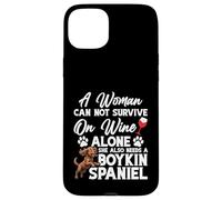 Boykin Spaniel Maman amoureuse des animaux Une femme Boykin Spaniel Coque pour iPhone 15 Plus