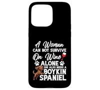 Boykin Spaniel Maman amoureuse des animaux Une femme Boykin Spaniel Coque pour iPhone 15 Pro Max