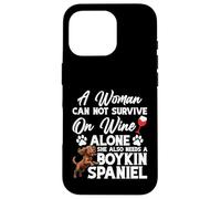 Boykin Spaniel Maman amoureuse des animaux Une femme Boykin Spaniel Coque pour iPhone 16 Pro