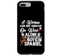 Boykin Spaniel Maman amoureuse des animaux Une femme Boykin Spaniel Coque pour iPhone 7 Plus/8 Plus