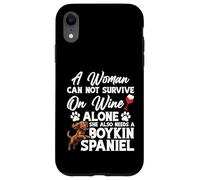 Boykin Spaniel Maman amoureuse des animaux Une femme Boykin Spaniel Coque pour iPhone XR