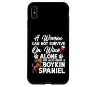 Boykin Spaniel Maman amoureuse des animaux Une femme Boykin Spaniel Coque pour iPhone XS Max