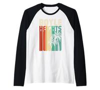 Boyle Heights East LA Los Angeles City Terrace Rétro Vintage Manche Raglan