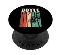 Boyle Heights East LA Los Angeles City Terrace Rétro Vintage PopSockets PopGrip Adhésif