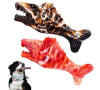 BoYoYo Lot de 2 jouets robustes pour chiens à mâcher agressifs, jouets indestructibles pour les garder occupés, jouets à mâcher en nylon saveur bœuf pour grands chiens