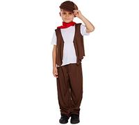 BOYS CHIMNEY SWEEPING BOY COSTUME - MEDIUM (7-9 YEARS) also code U00811