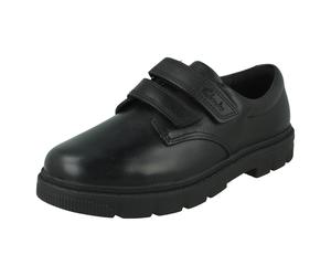 Boys Clarks Lorcam Loop K Chaussures Scolaires À Semelle Épaisse