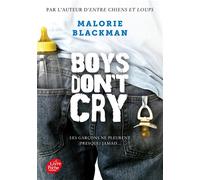 Boys don't cry - Malorie Blackman - Ldp Jeunesse - Poche - Roman adolescent dès 13 ans