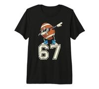 Boys Kids 67 Six Seven Sunglasses Dabbing Football Lover T-Shirt Haut de Gamme