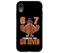 Boys Kids 67 Thanksgiving Funny Turkey Happy Thanksgiving Coque pour iPhone XR