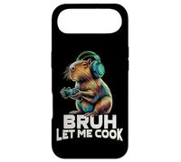 Boys Kids Video Gamer Let Me Cook Meme Lover Bruh Capybara Coque pour iPhone Air
