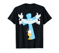 Boys My First Holy Communion 2026 Croix Calice garçon catholique T-Shirt