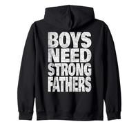 Boys Need Strong Men Biblique Père Role Models Heritage Sweat à Capuche