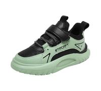 Boys Shoes Kids Running Lightweight Breathable Sport Sneakers(Toddle & Little Kid & Big Kids) Chaussons+garçon (Green, 28 Little Child)