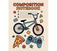 Boys Sports With Pizza Video Game Notebook: 120 Pages, with Linework Cover Design, designed for Drawing, Ideas, Teachers, Writers, Women, Back to ... Drawing, Ideas, Teachers, Writers, Women, Bac