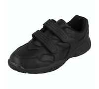 Boys Spot On Riptape Strap School Trainers N1R142