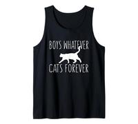 Boys Whatever Cats Forever Citation Amusante pour Amoureux des Chats Débardeur