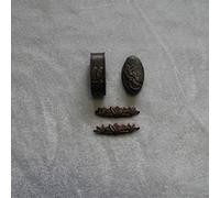 Boyu Japanese Samurai Sword KOSHIRAE -Fuchi Kashira Menuki HJ01-HJ77 (BTH58, 1.57in-1.45in, 1.49in-1.33in,)