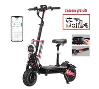 BOYUEDA S5-11 -Trottinette Électrique - Moteur 6000W - Batterie 60V38AH - Pneu 11"" - Autonomie 120km - Amortisseur Hydraulique - NFC
