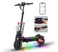 BOYUEDA S5 Scooter électrique 6000W double moteur 60V38Ah NFC Activation Scooters électrique 11 ""tout-terrain pneu connectivité