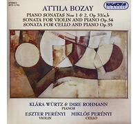 Bozay - Attila bozay sonates pour piano n°1 et 2 op.33 a/b - sonate pour violon et piano
