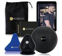 Bozeera 2x Outil de Trigger Point & 1x Balle Massage - Massage Triggerpoint | 2 appareils triggerpoint (1 avec ventouse) & 1 balle massage myofascial, tensions, inclus:vidéo, guide & sac