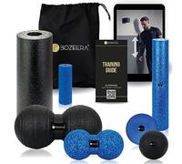 BOZEERA | Balles de Massage | Set de 7 | Balles Massage | Boule de Massage Pied | Point de Déclenchement, Entraînement, Récupération | Balle de Massage avec Vidéo, Poster & Sac