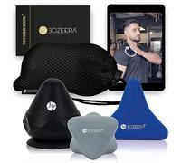 BOZEERA | Trigger Point Appareil de Massage | Set de 3 | Outil de Massage Trigger Point avec Ventouse | Pour Douleurs Musculaires & Tensions | Avec Vidéo, Guide & Sac