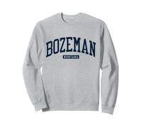 Bozeman Montana MT College University Style Bleu Marine Sweatshirt