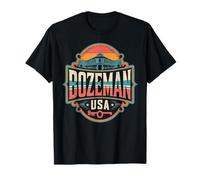 Bozeman Montana Souvenir Historique Vintage T-Shirt