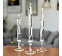 BOZHEN Lampe à huile en verre transparente moderne lampe à huile pour l'intérieur maison éclairage de secours lampe à kérosène ménage lampe à beurre sans fumée chandelier en verre décoration créative