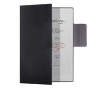 BOZHUORUI Étui magnétique pour tablette Remarkable Paper Pro 2024 11,8" - Ultra fin et léger en similicuir PU avec mise en veille/réveil automatique (noir)