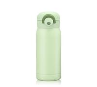Boziee 350ML/200ML petite bouteille thermos en acier inoxydable, sans BPA, bouteille sous vide portable pour boissons chaudes et froides (Vert, 350ML)