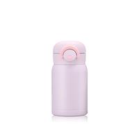 Boziee 350ML/200ML petite bouteille thermos en acier inoxydable, sans BPA, bouteille sous vide portable pour boissons chaudes et froides (Violet, 200ML)