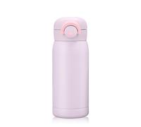 Boziee 350ML/200ML petite bouteille thermos en acier inoxydable, sans BPA, bouteille sous vide portable pour boissons chaudes et froides (Violet, 350ML)