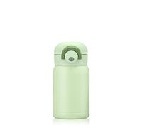 Boziee 350ML/200ML petite bouteille thermos en acier inoxydable, sans BPA, bouteille sous vide portable pour boissons chaudes et froides (Vert, 200ML)