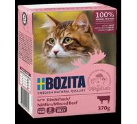 Bozita 370gx6 morceaux en gelée avec viande hachée de boeuf