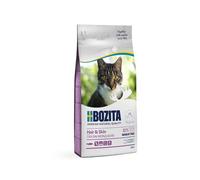 BOZITA Hair & Skin - Nourriture sèche sans blé au Saumon - pour Chats Adultes Qui soutient Le Soin de la Peau et du Pelage - 10 kg