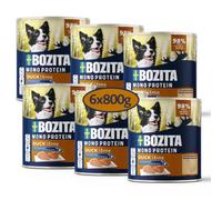 Bozita Dog Pate Nur Canard 6 x 800 g - Nourriture Humide complète avec Post-biotique pour Chien en protéine Unique - Nourriture Humide pour Chiens de Grande Taille - Aliment Complet