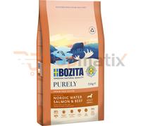 Bozita Dog Purely Adult Small LACHS & RIND GRAIN FREE nourriture sèche pour chiens7,5 kg