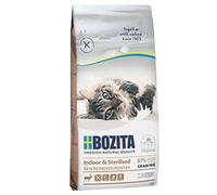 Bozita Indoor & Sterilised - Nourriture sèche pour Chat avec Renne - 2 kg - Nourriture pour Chat stérilisé - 33% de protéines, 14% de matières Grasses - sans OGM - Aliment Complet