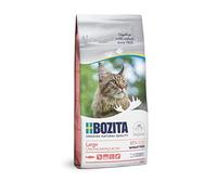 Bozita Large Saumon sans blé - 2 kg de Nourriture sèche pour Grandes Races de Chats - Nourriture pour Chat sans blé avec 31% de protéines et 18% de matières Grasses - pour Chats sensibles - sans