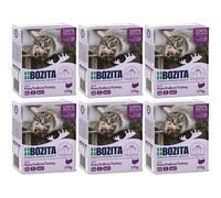 BOZITA Morceaux de viande à la dinde en gelée 6 x 370 g